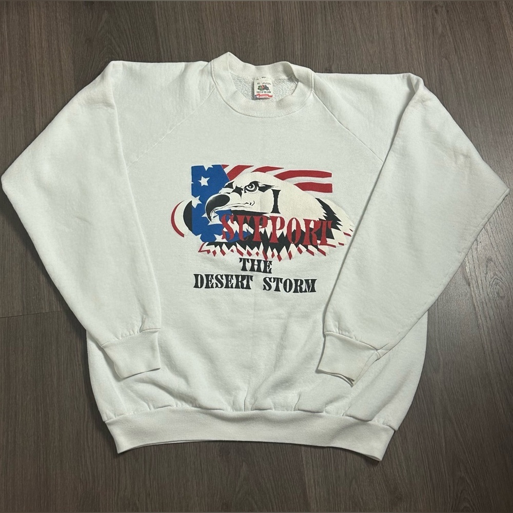 Vintage Fruit of the Loom Desert Storm Crewneck Sweatshirt